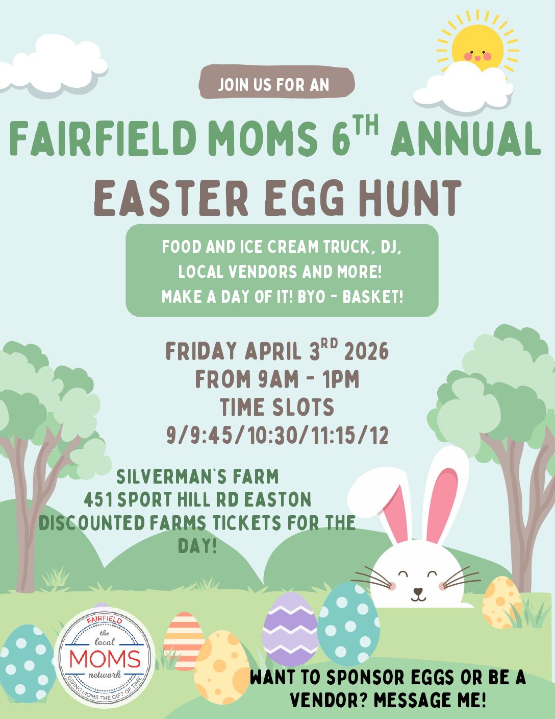 Fairfield Moms 6th Annual Easter Egg Hunt